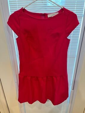 LOFT Women’s Hot Pink Peplum Dress
